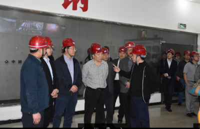 副市长蒋学东莅临汇赢视察调研