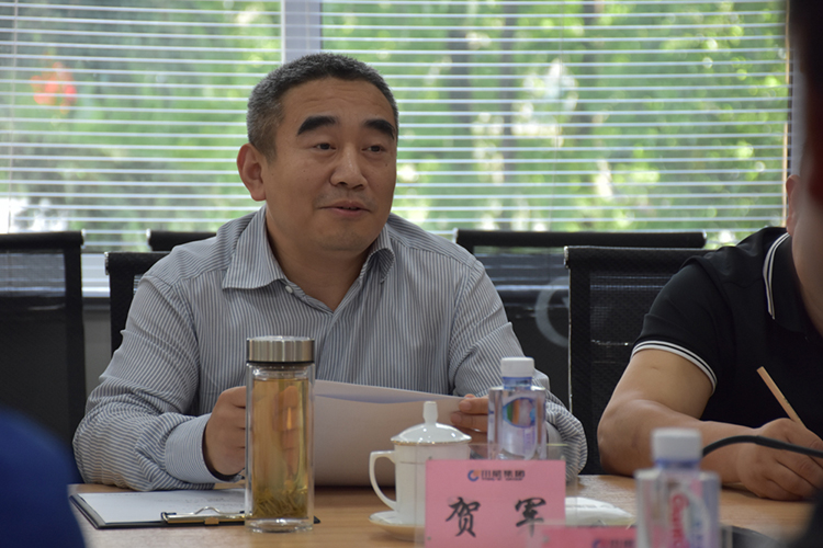 国网内江供电公司总经理贺军一行莅临汇赢连界区域考察交流(图3)