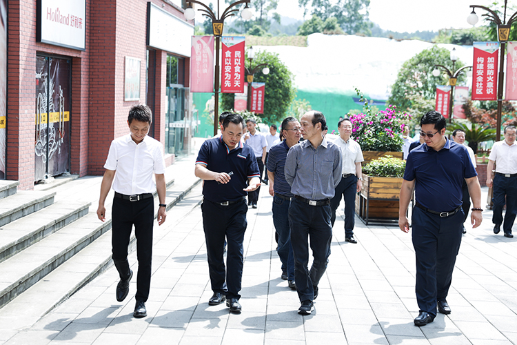 省人大常委会郑树全一行莅临汇赢连界基地参观考察(图4)