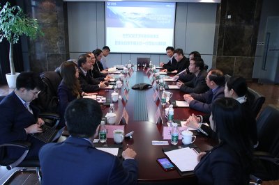 天津东疆保税港区管委会副主任白新宇一行莅临汇赢洽谈合作