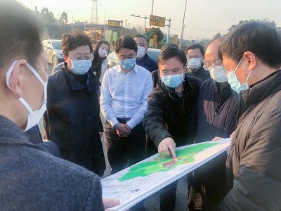 内江市委副书记、市长郑莉到汇赢国际连界基地调研疫情防控及经济发展工作