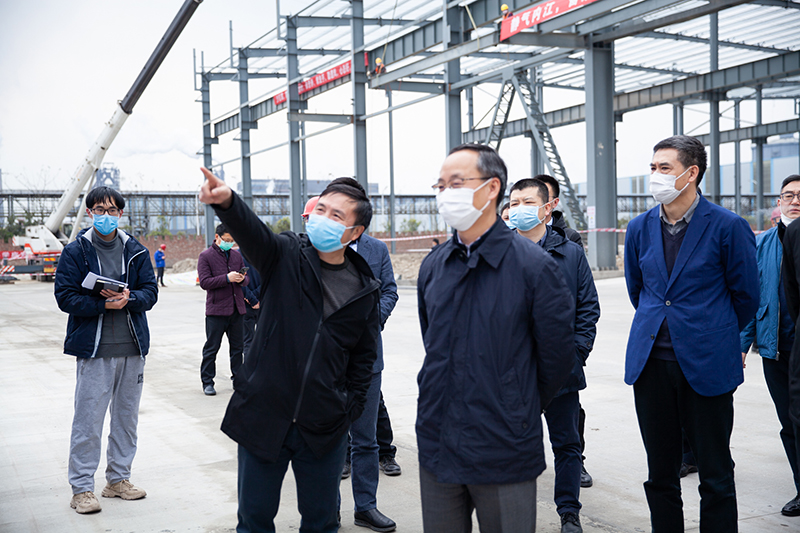 李云泽副省长赴汇赢连界基地调研疫情防控及经济发展情况(图3)