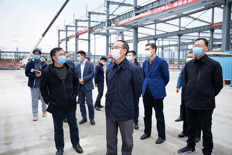 李云泽副省长赴汇赢连界基地调研疫情防控及经济发展情况(图4)