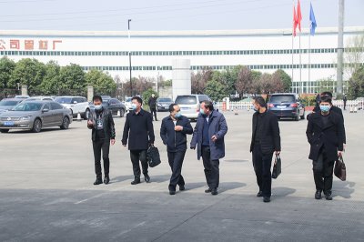 省经信厅冶金建材处处长覃有军莅临汇赢国际成都龙泉生产制造基地考察调研