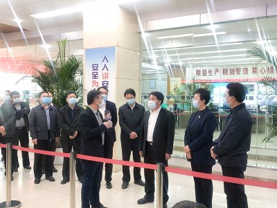 省委常委 常务副省长罗文莅临汇赢国际调研