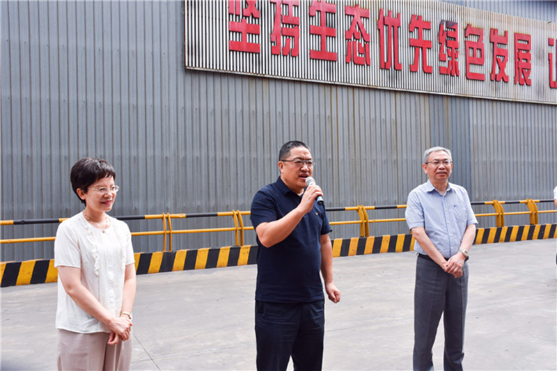 省总工会调研组到汇赢连界基地调研并慰问一线员工(图2)