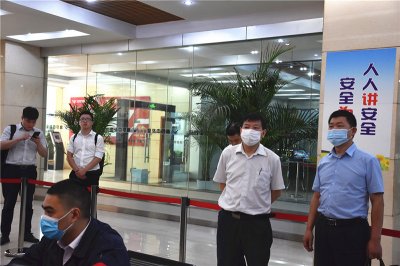 江苏金恒科技公司狄金城副总经理一行莅临汇赢连界基地调研交流