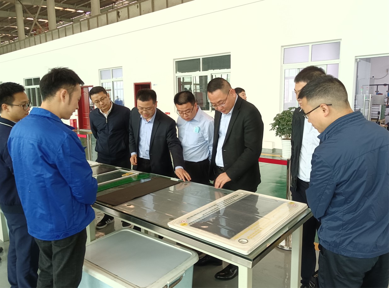 内江市经济合作工作领导小组调研汇赢国际钒电池产业发展情况