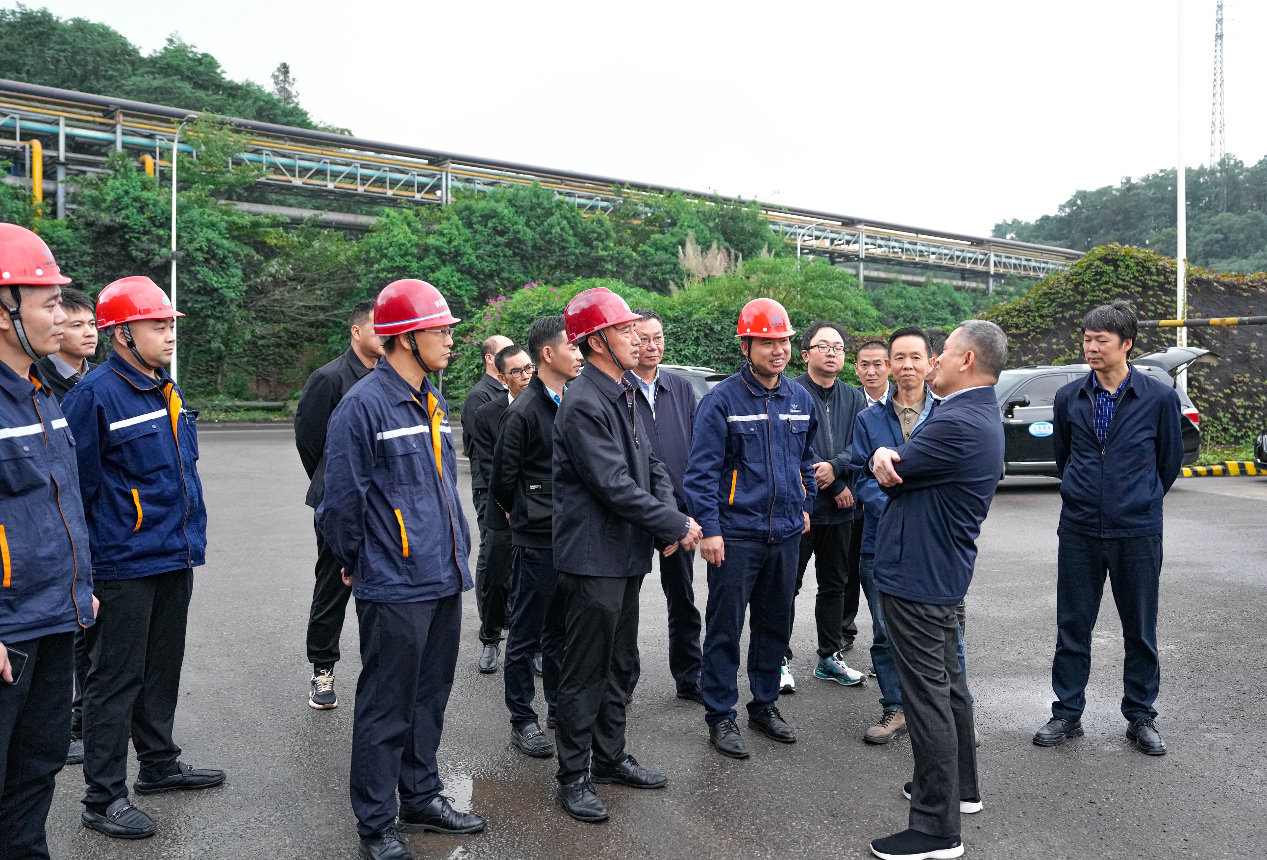 市人大常委会副主任曾云忠到汇赢调研督导超低排放改造推进情况