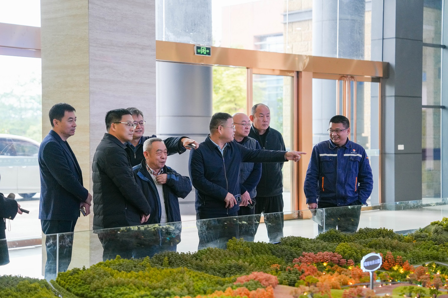 河北太行钢铁到汇赢参观交流