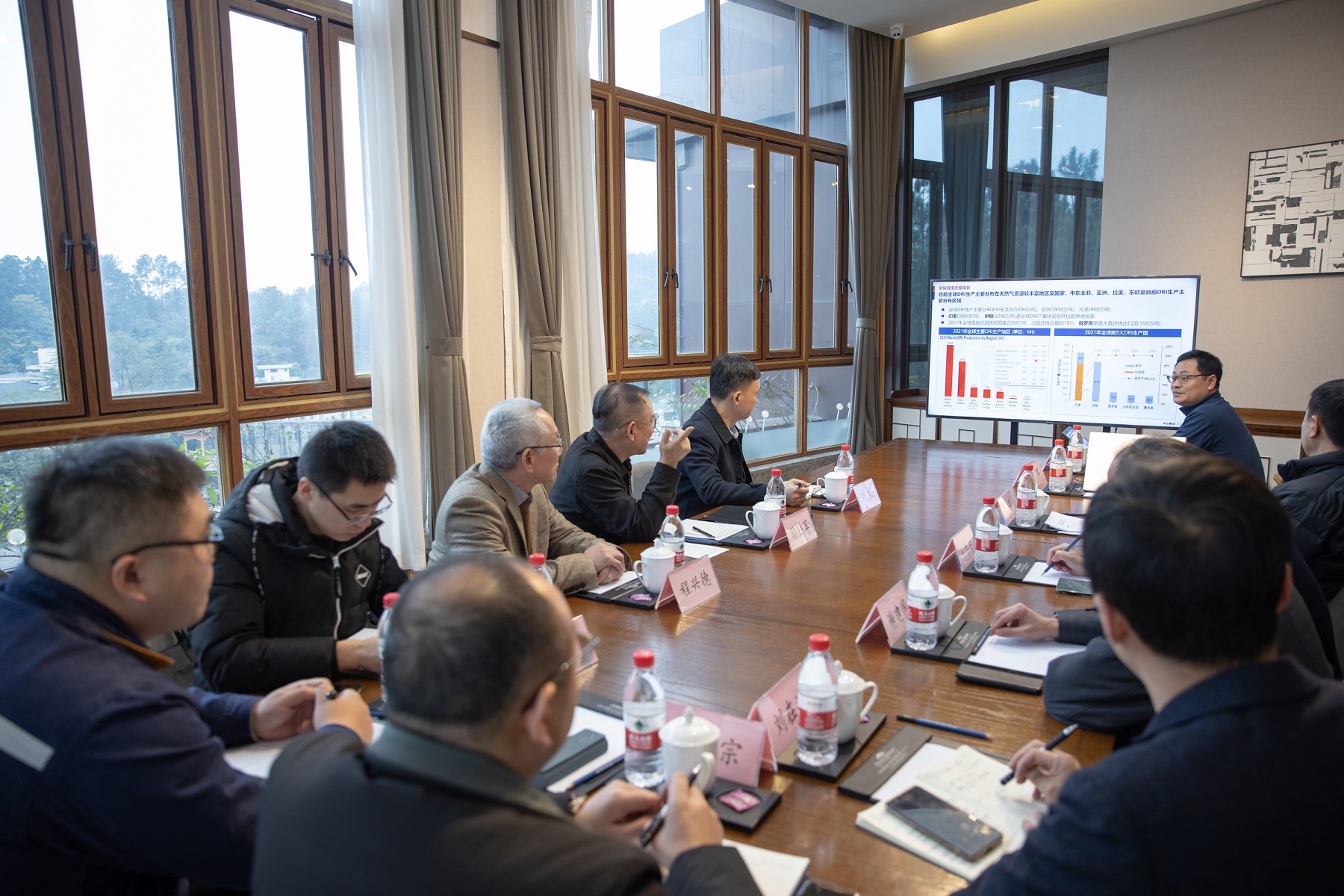 中钢协骆铁军副会长一行到访汇赢国际(图4)