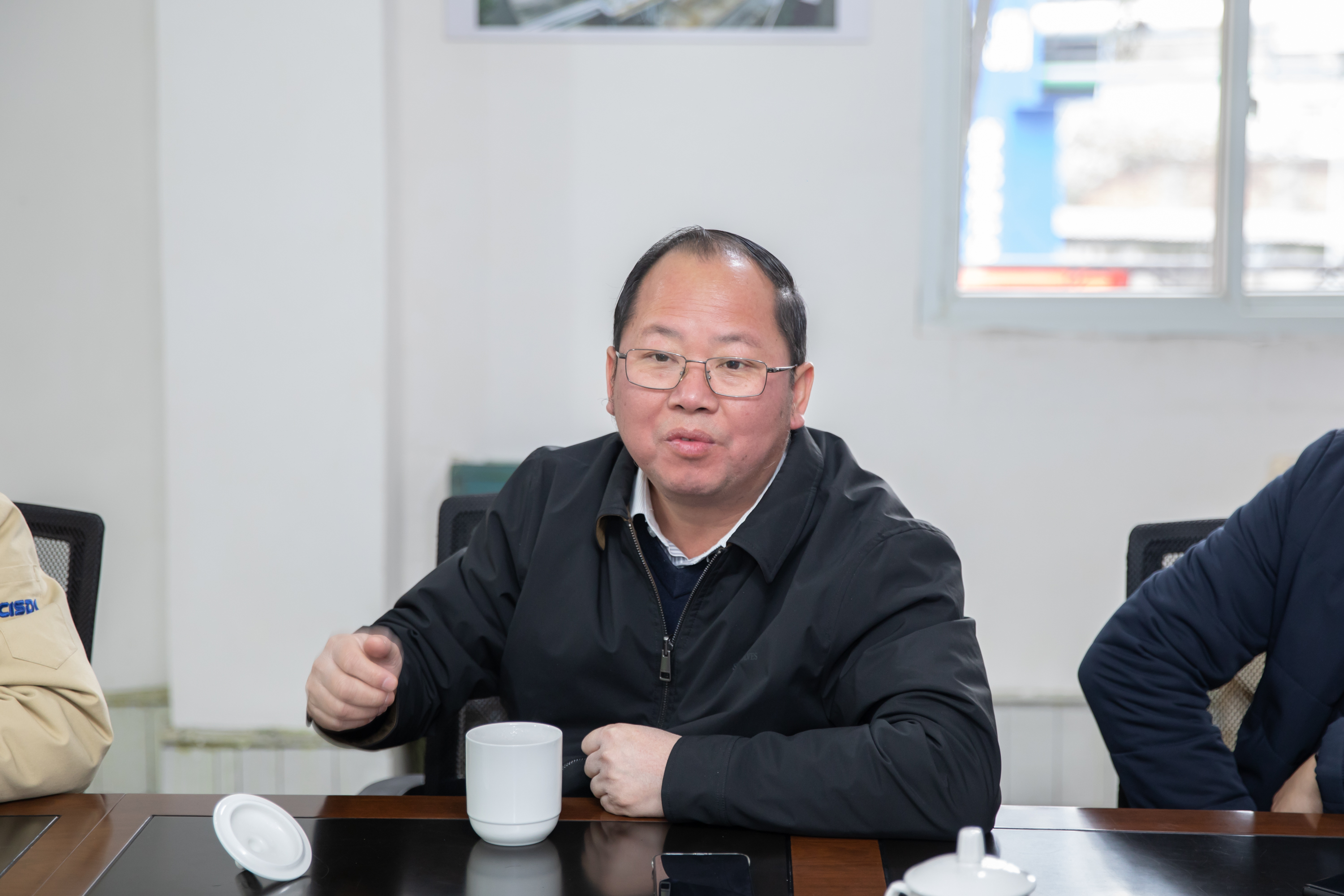 工信部原材料司钢铁处副处长张绪武一行到汇赢连界基地调研(图3)