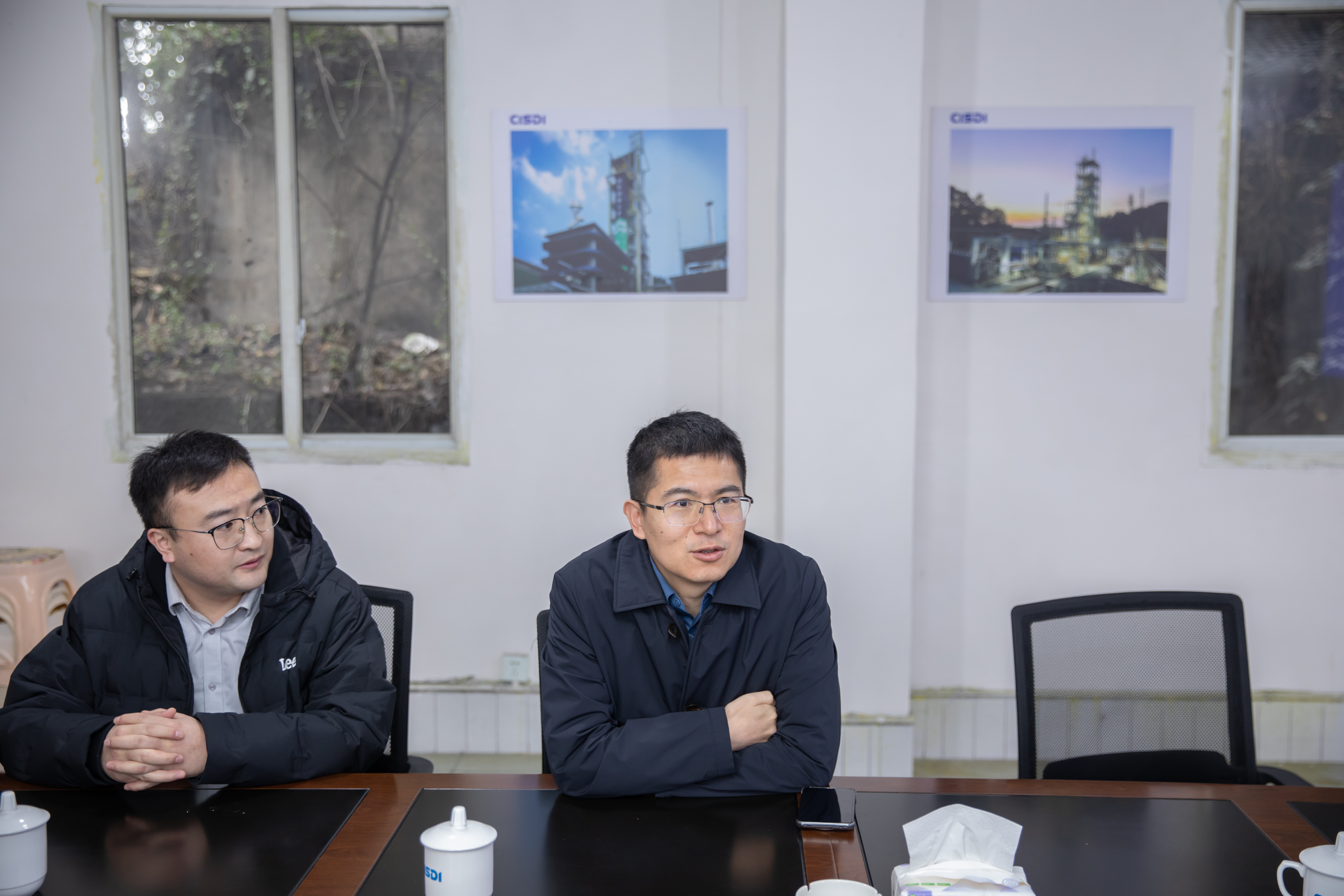 工信部原材料司钢铁处副处长张绪武一行到汇赢连界基地调研(图4)