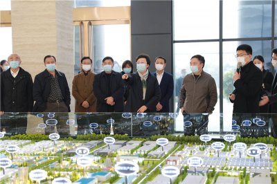 内江市市长郑莉一行莅临汇赢连界基地调研