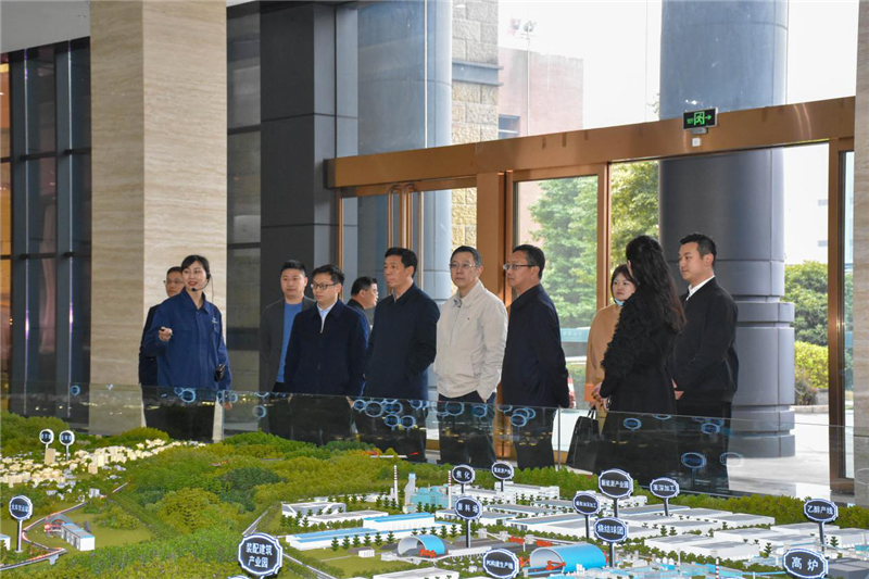 四川省省经信厅杨健一行莅威调研指导工作(图1) 四川省省经信厅杨健一行莅威调研指导工作(图1)