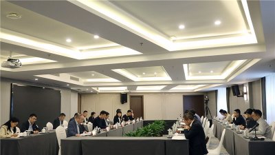 内江市市长郑莉一行到汇赢国际座谈交流