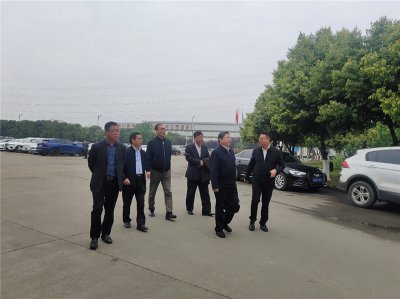 中国建筑金属结构协会钢结构分会常务副会长胡育科一行到汇赢国际龙泉基地考
