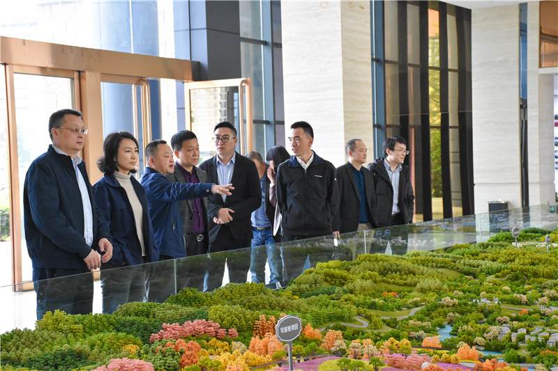 重庆轮船集团到汇赢连界基地调研(图1)