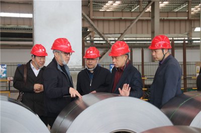 华西绿舍建材董事长刘华东一行到汇赢调研