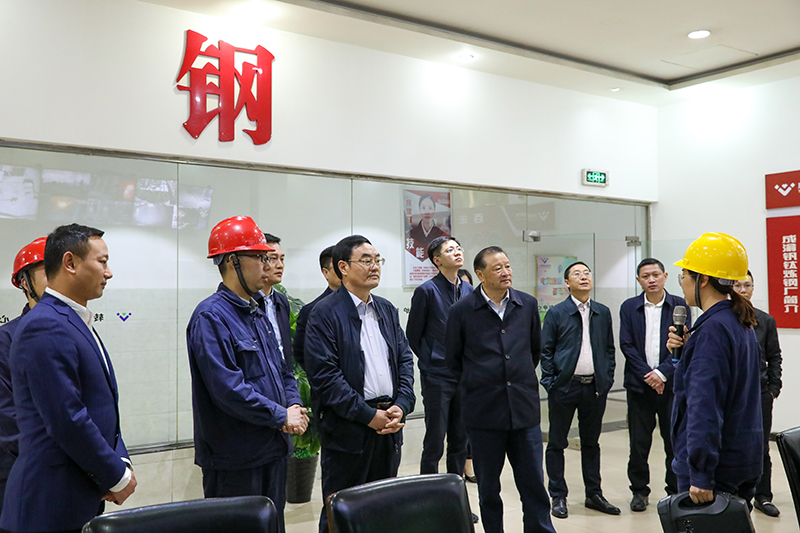 省委编办二级巡视员段有荣一行 到钒钛科技调研(图3) 省委编办二级巡视员段有荣一行 到钒钛科技调研(图3)