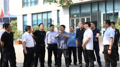 汇赢国际董事长王劲一行 “五一”劳动节视察连界区域重点项目