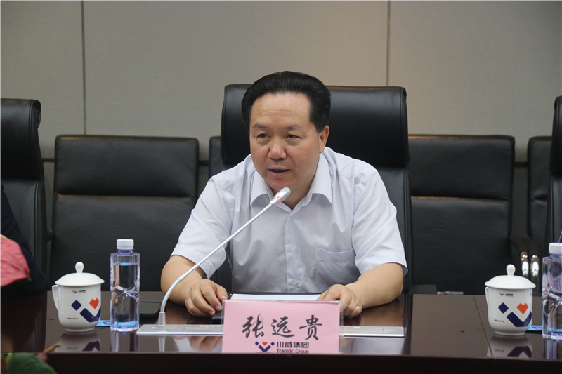 中铁物资集团总经理、党委副书记唐建勇一行到汇赢座谈交流(图2)