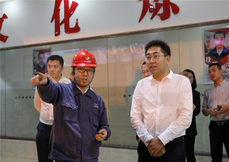 团省委副书记王惠明一行到汇赢连界基地调研(图2)
